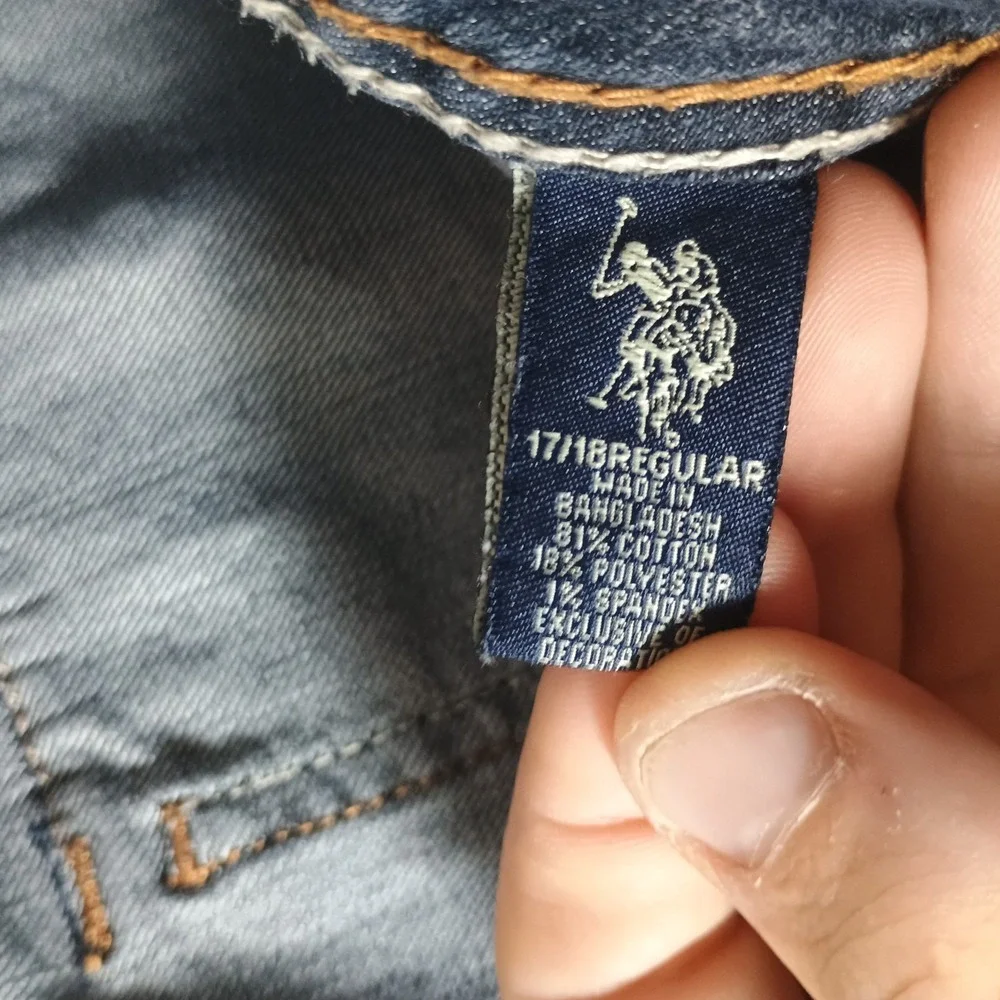 U.S. Polo Assn. Cassidy Boot Cut Jeans Women‎ 17/18 Reg Slim Straight Fit Denim